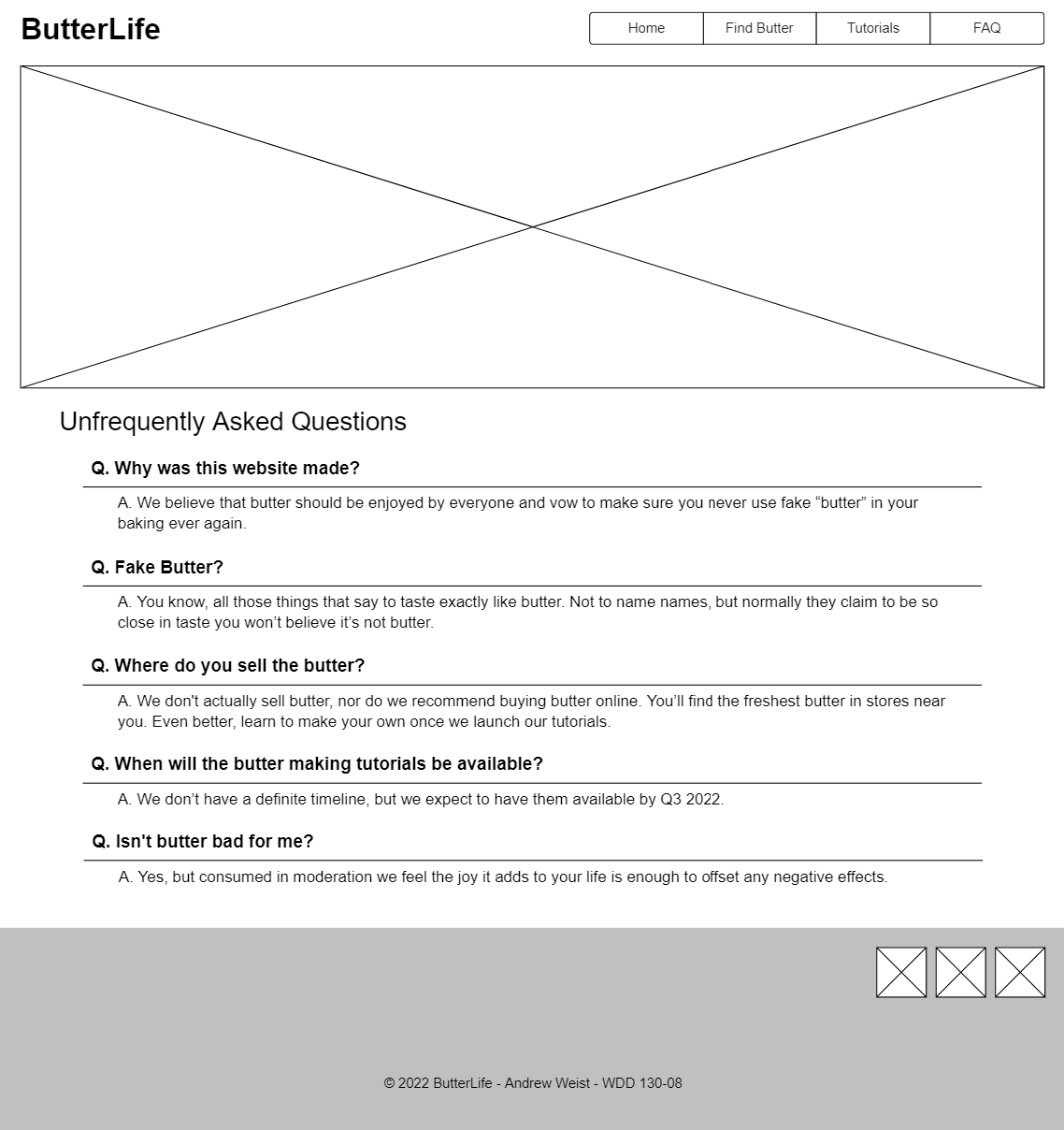 page 3 wireframe